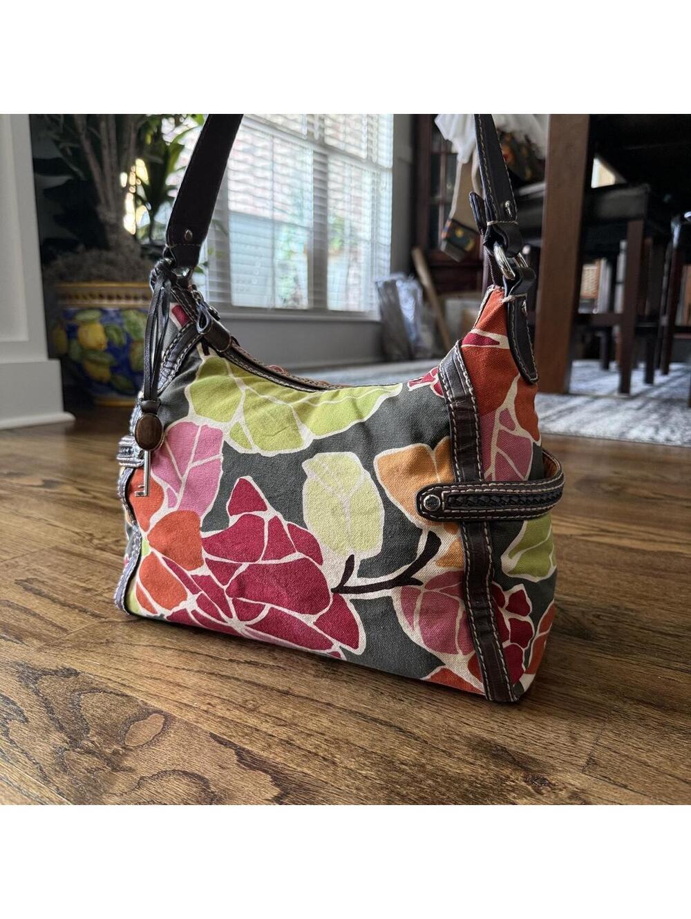 Vintage Fossil Floral Y2K Shoulder Bag 🌺